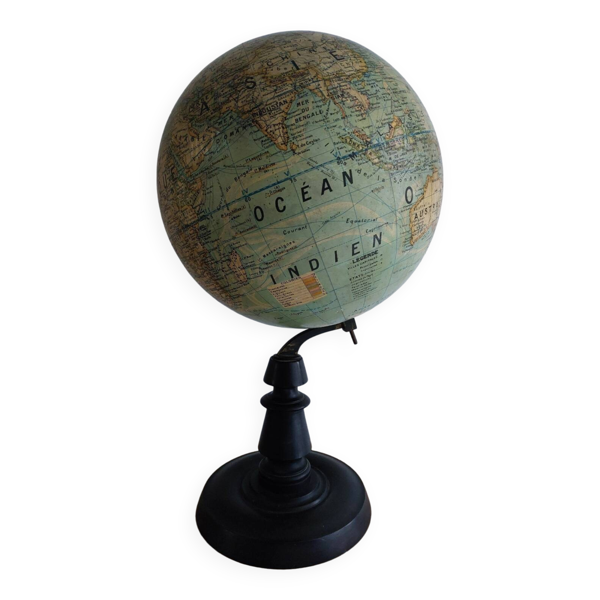 Large terrestrial globe