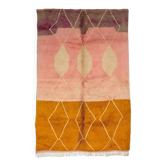 Tapis noué main à motif losange dégradé de M’rirt