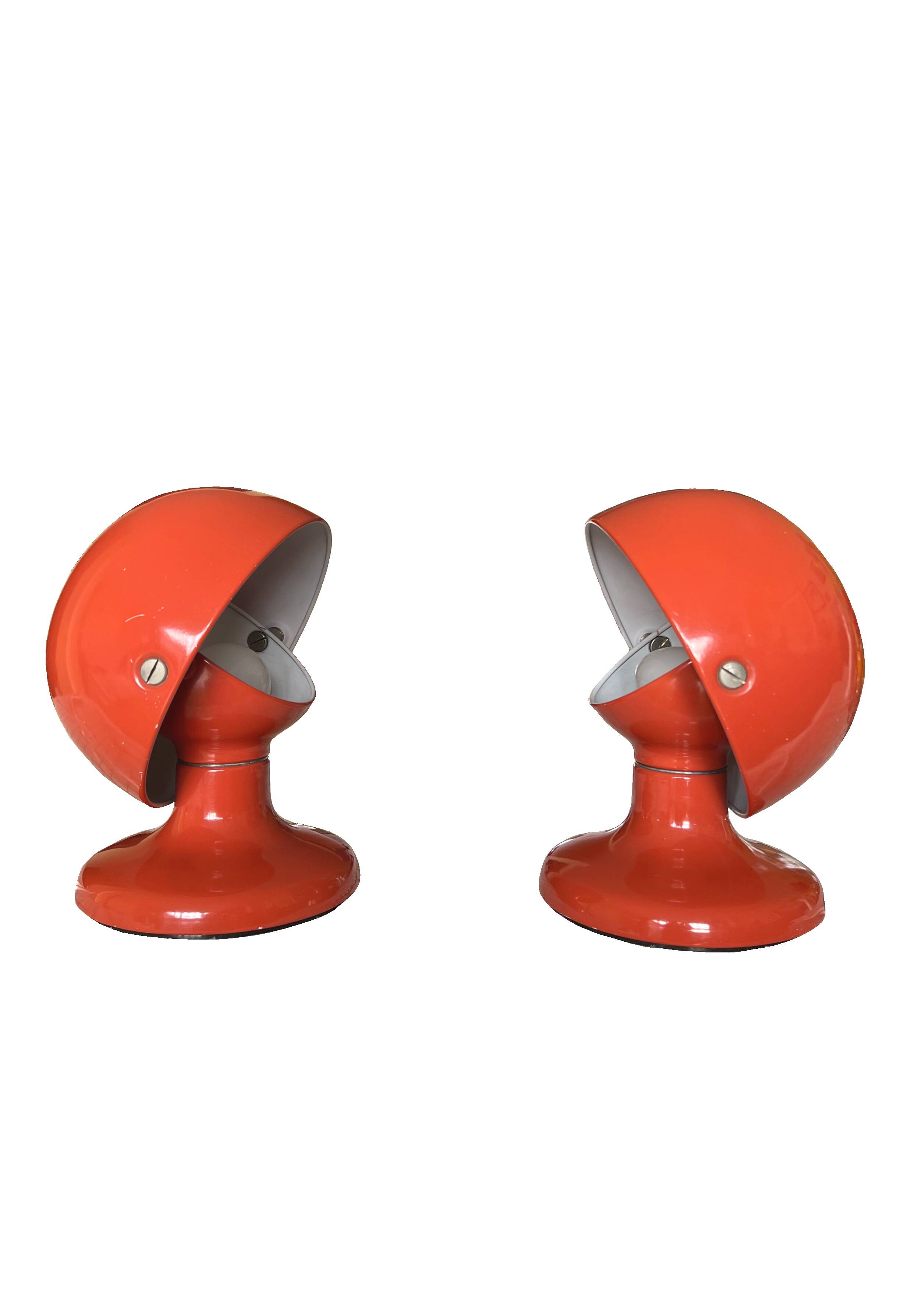 Pair of Jucker Table Lamps by Tobia Scarpa for Flos, 1960s