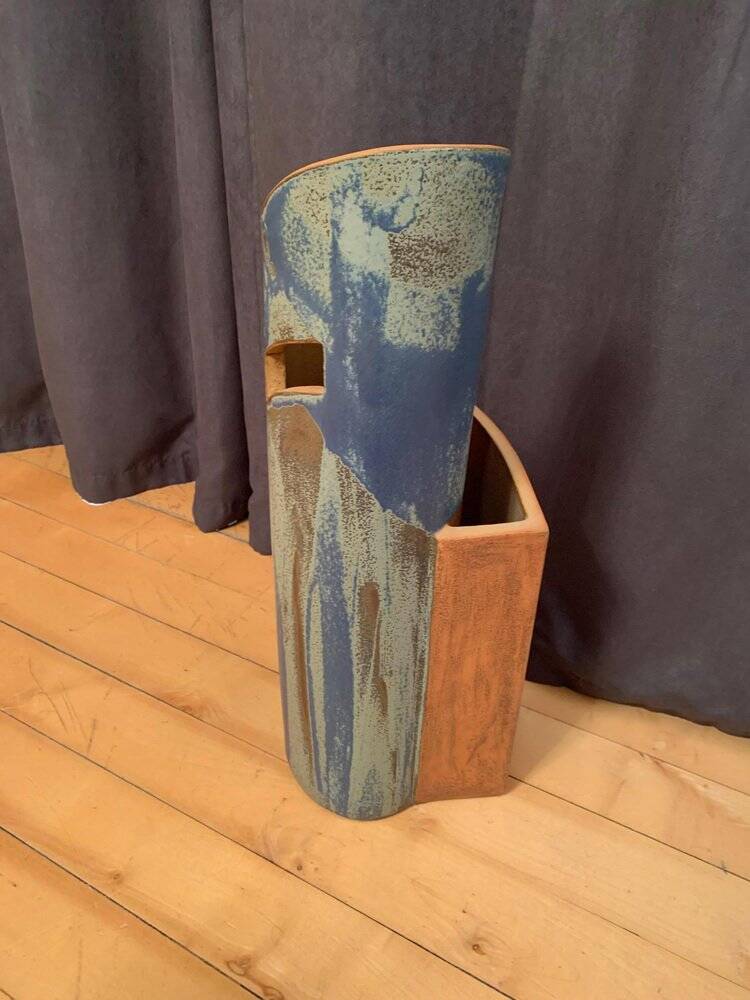 Large ceramic floor vase, 2000s