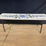 Floral-patterned coffee table