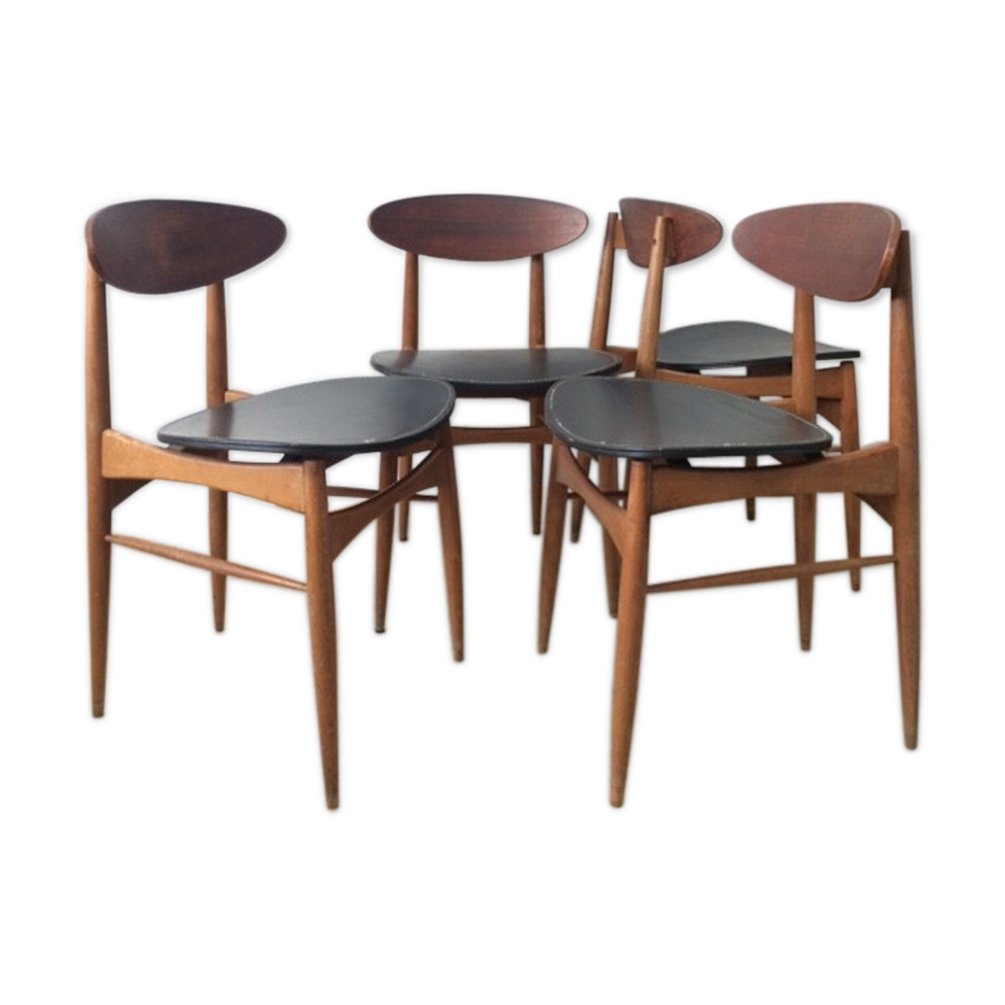 4 Scandinavian chairs 1950
