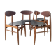 4 Scandinavian chairs 1950