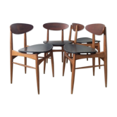 4 Scandinavian chairs 1950