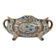 Jardinière en faience de Gien XIXeme decor Persan