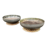 Set of 2 vintage planters Dominique Rabinet