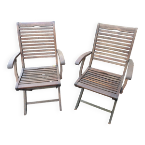 2 fauteuils de jardin
