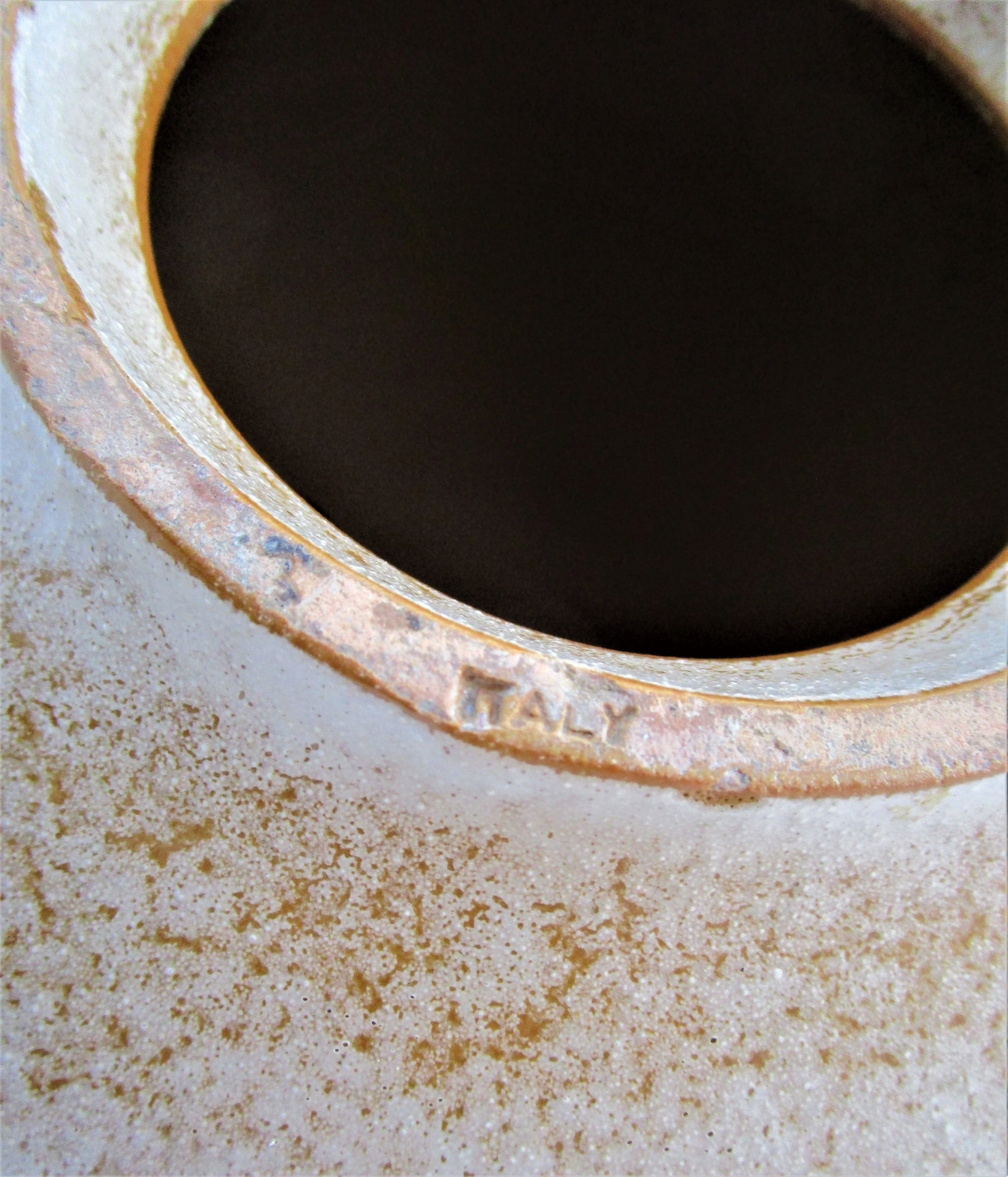 Italian ceramic lamp foot 70s