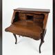 Curved donkey desk in walnut (secretary)