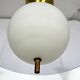 Vintage brass Stilux Milano chandelier, Italy 1960s