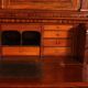 Display Cabinet or Mahogany Bookcase with Secretary - 19th Century