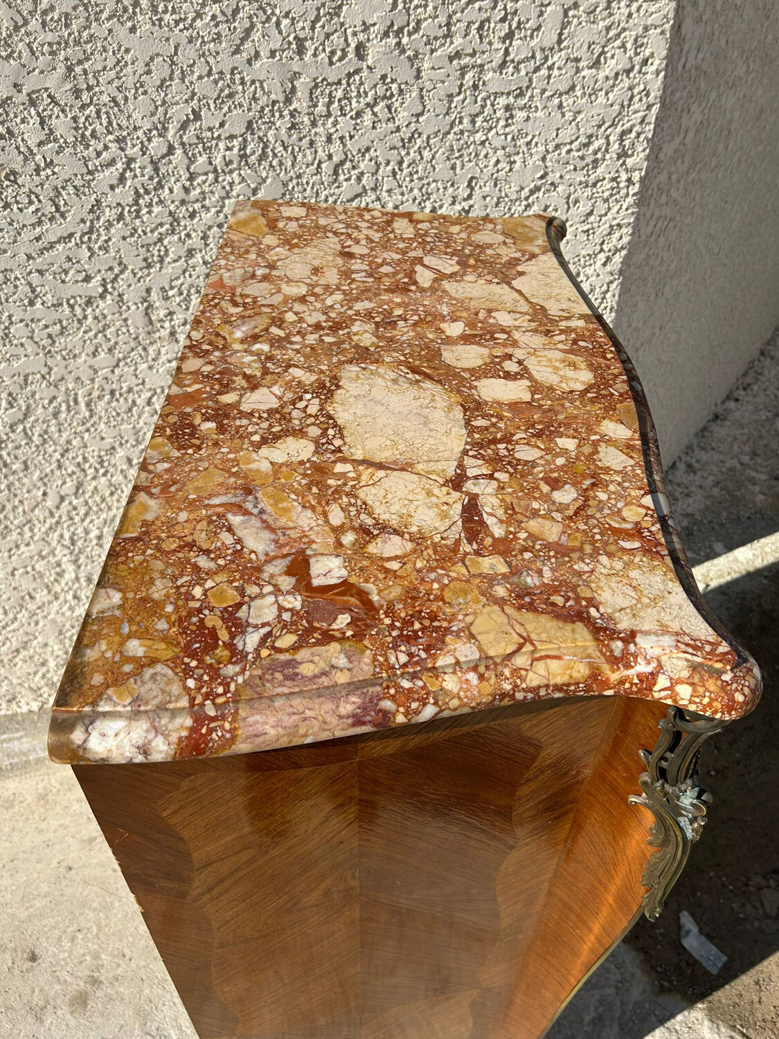 Curved rosewood secretary