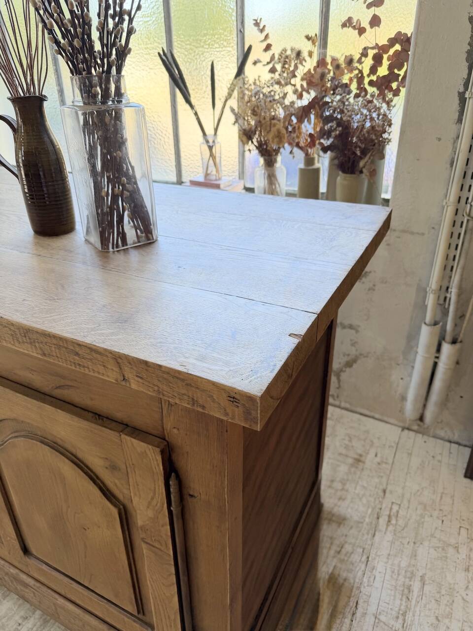 Rustic sideboard XXL 4m solid oak 1950