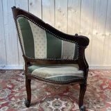 Canapé - Banquette de style Louis XV - Rocaille