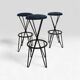 Stool (3) model CM127, Thonet, 1950