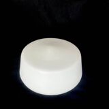 Small minimalist round white opaline wall light RZB Bamberg
