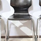 Set of 4 Pagwood Chairs, stamped Pagholz Flötotto – 1960
