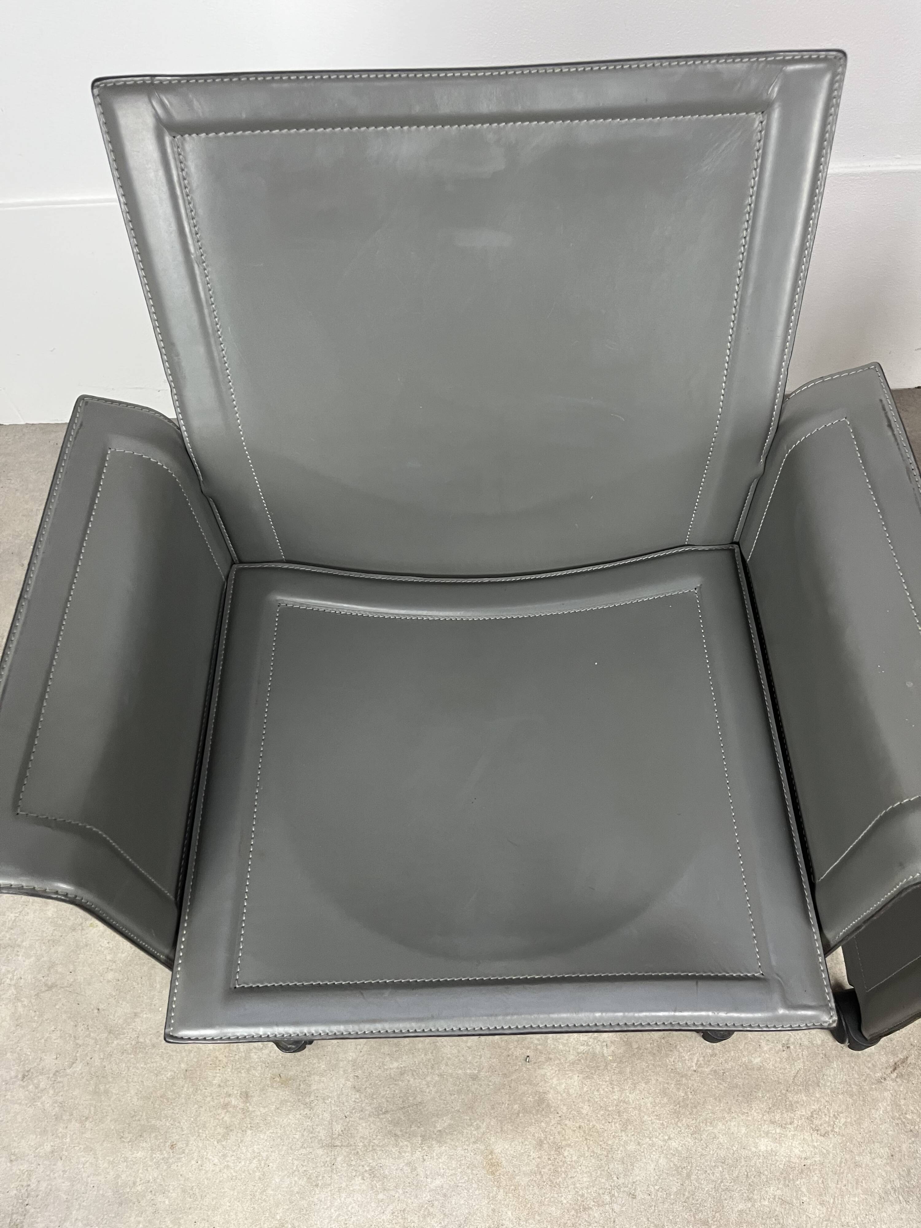 Paire de chaises Korium par Tito Agnoli pour Matteo Grassi