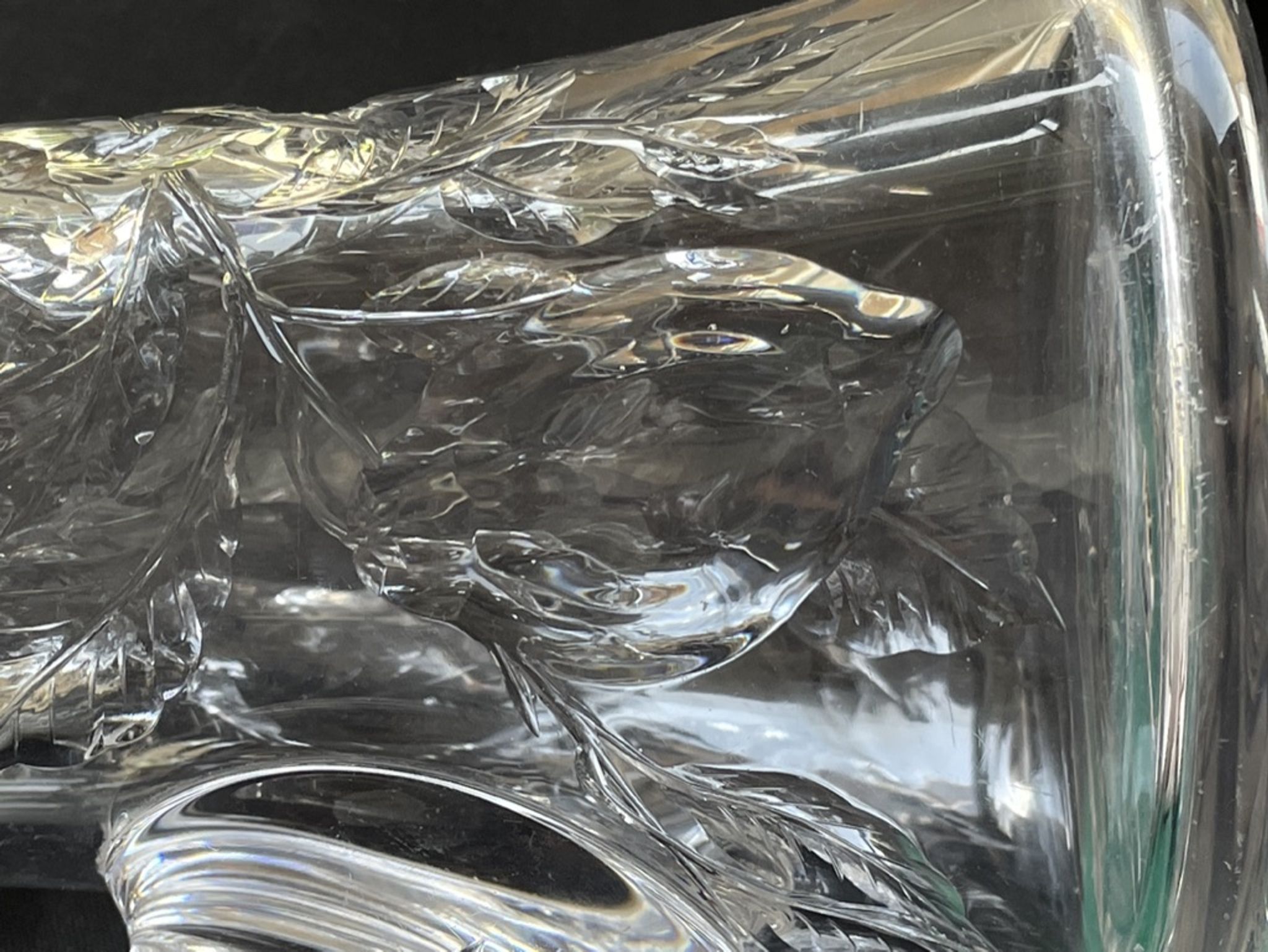 Lemonade pitcher – Blown and cut crystal - Vintage