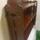 Art nouveau mahogany shelf