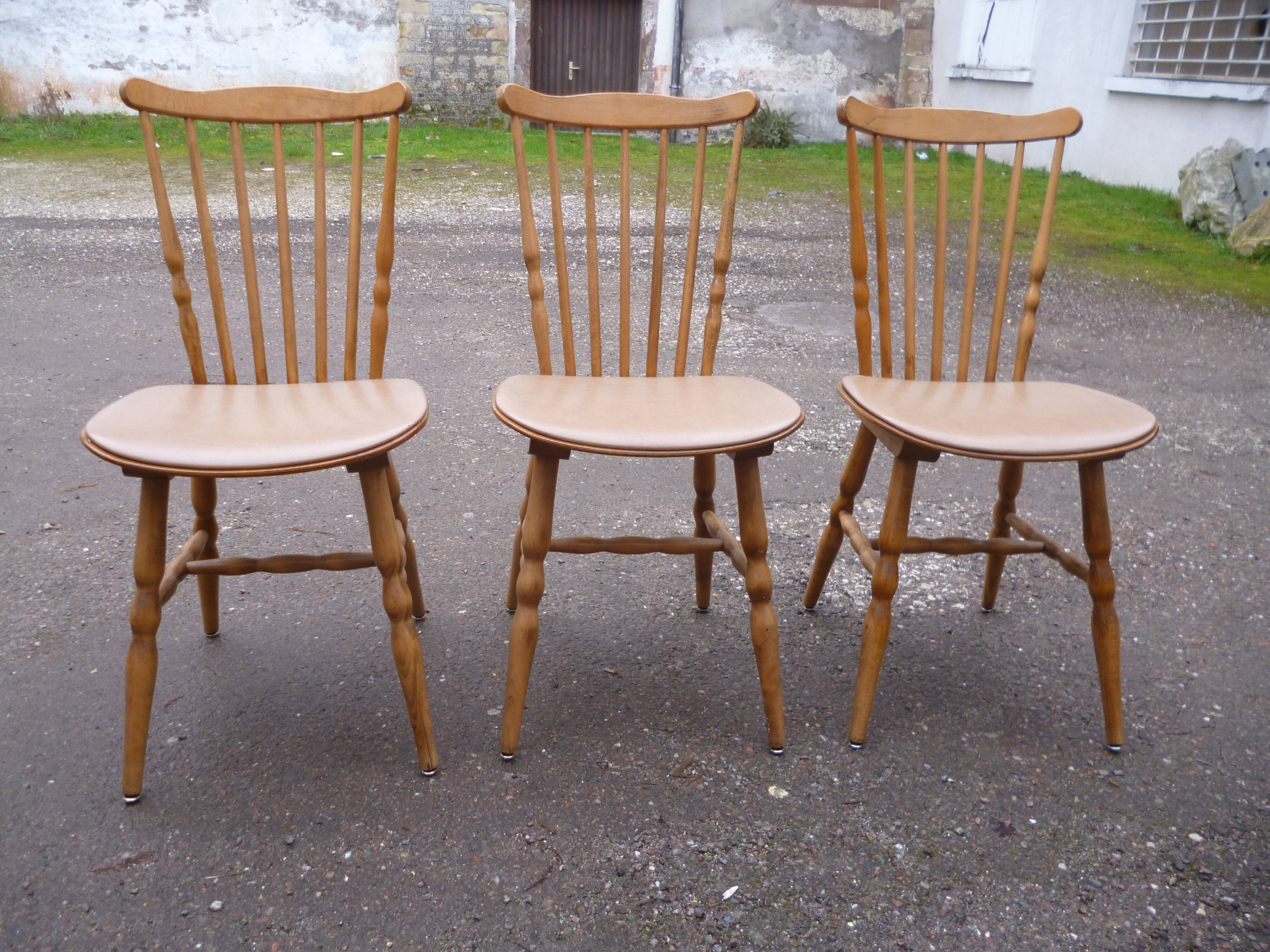 Trio de chaises Baumann Floride Tacoma