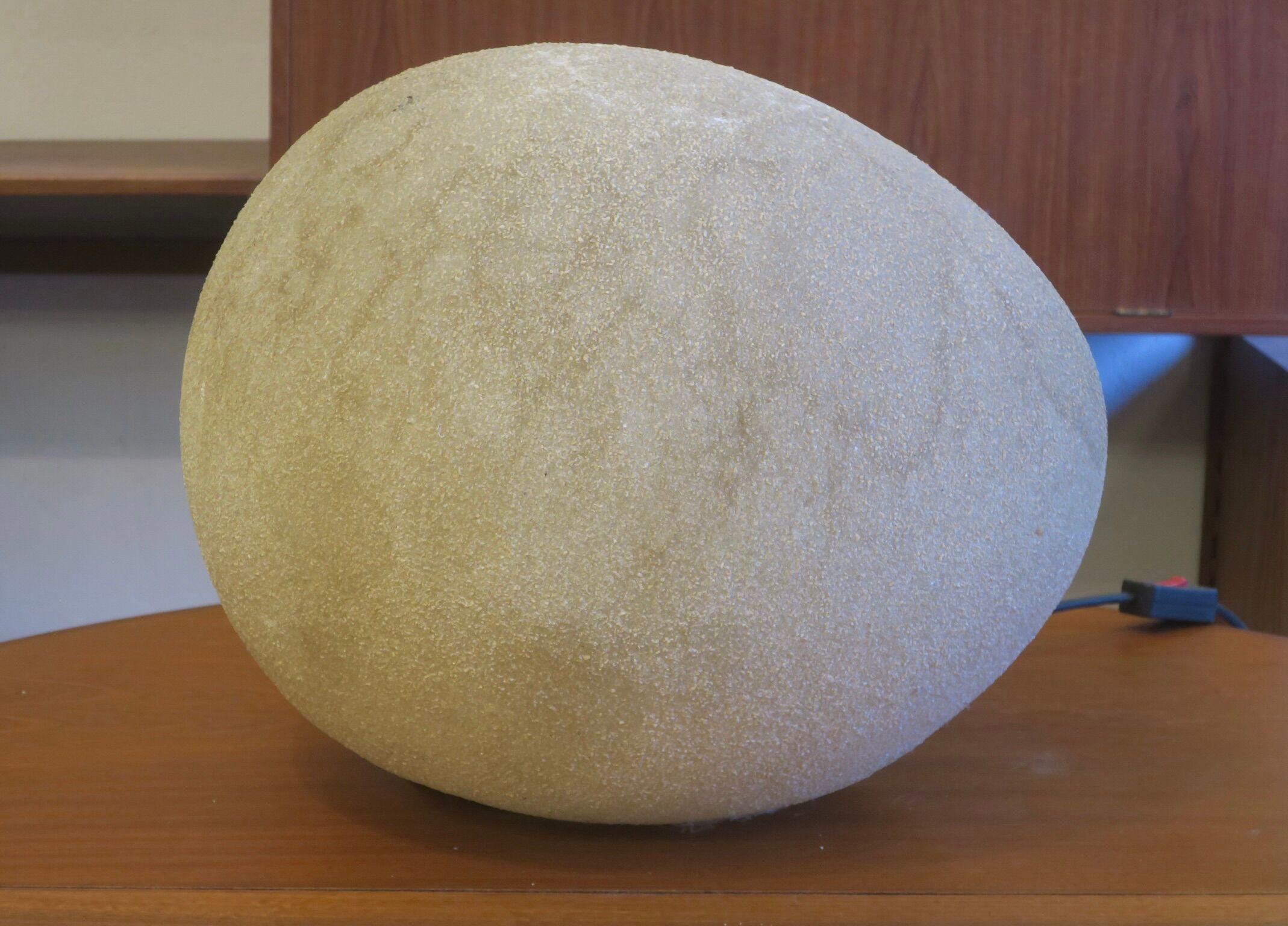 Large moon rock lamp André Cazenave for Singleton attr., Italy 1960s