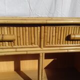 Small bar or buffet rattan