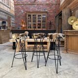 Set of 3 70s Bar Stools