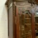 Bride wardrobe in carved channel Showcase two doors 19th century