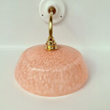 Appliques verre de Clichy moucheté