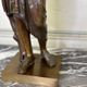Diane de Gabies, large bronze after the antique with medal patina.