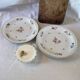 Flat porcelain plates France