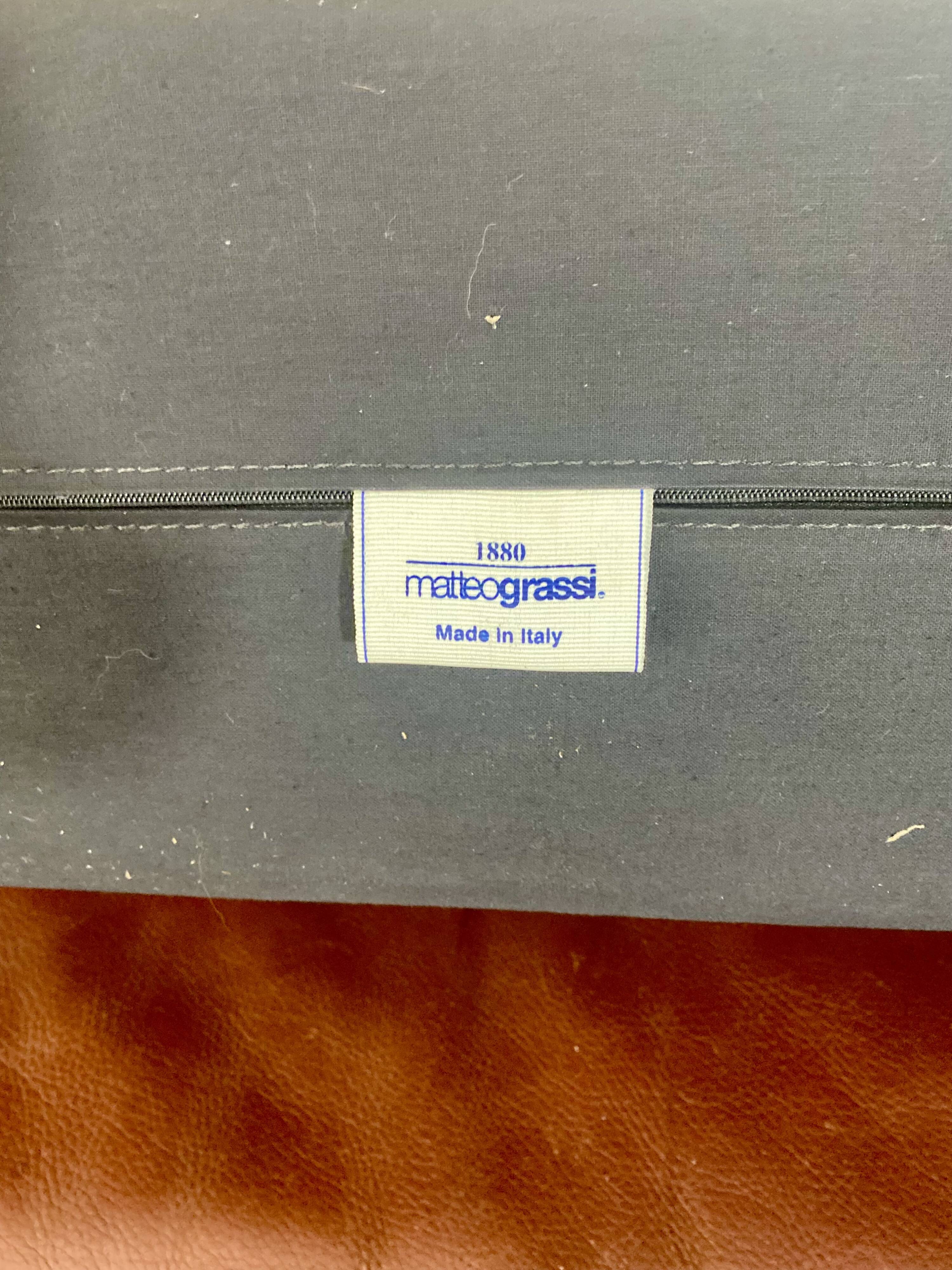 Korium km 3/1 2-seater sofa and armchair set by Tito Agnoli for Ma