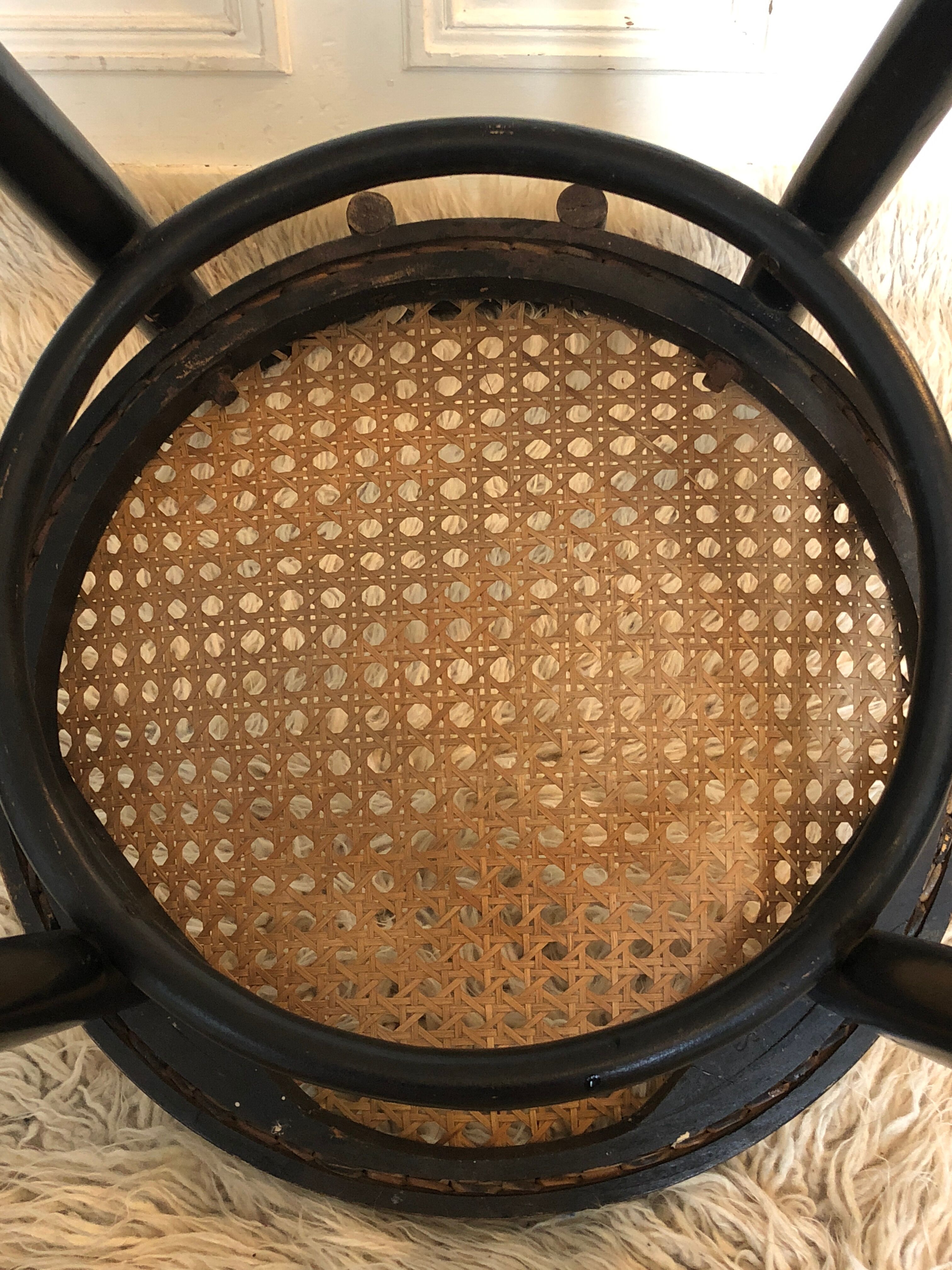 Set of 2 chairs thonet cane