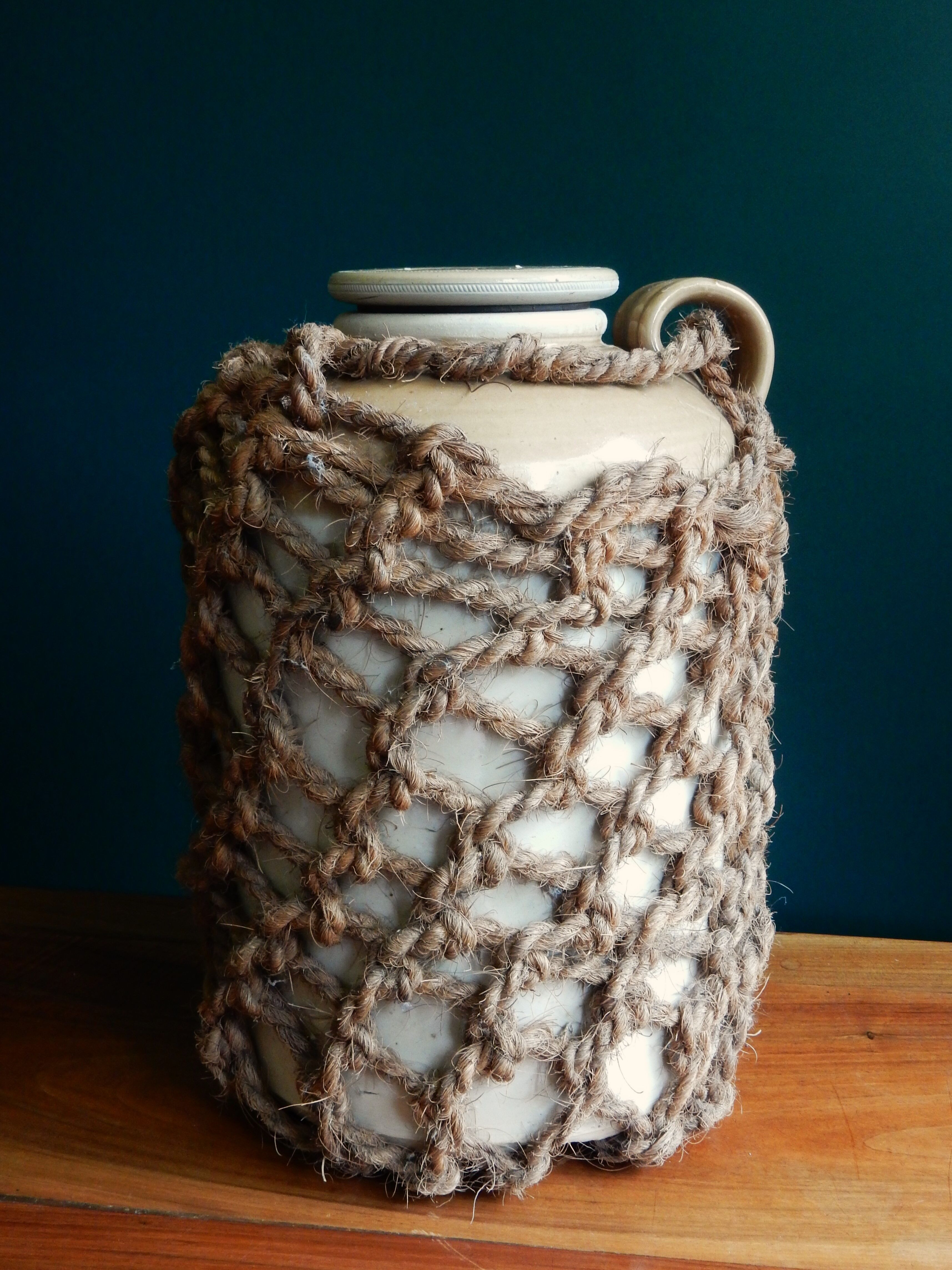 Large stoneware pot XIXth transport of acid