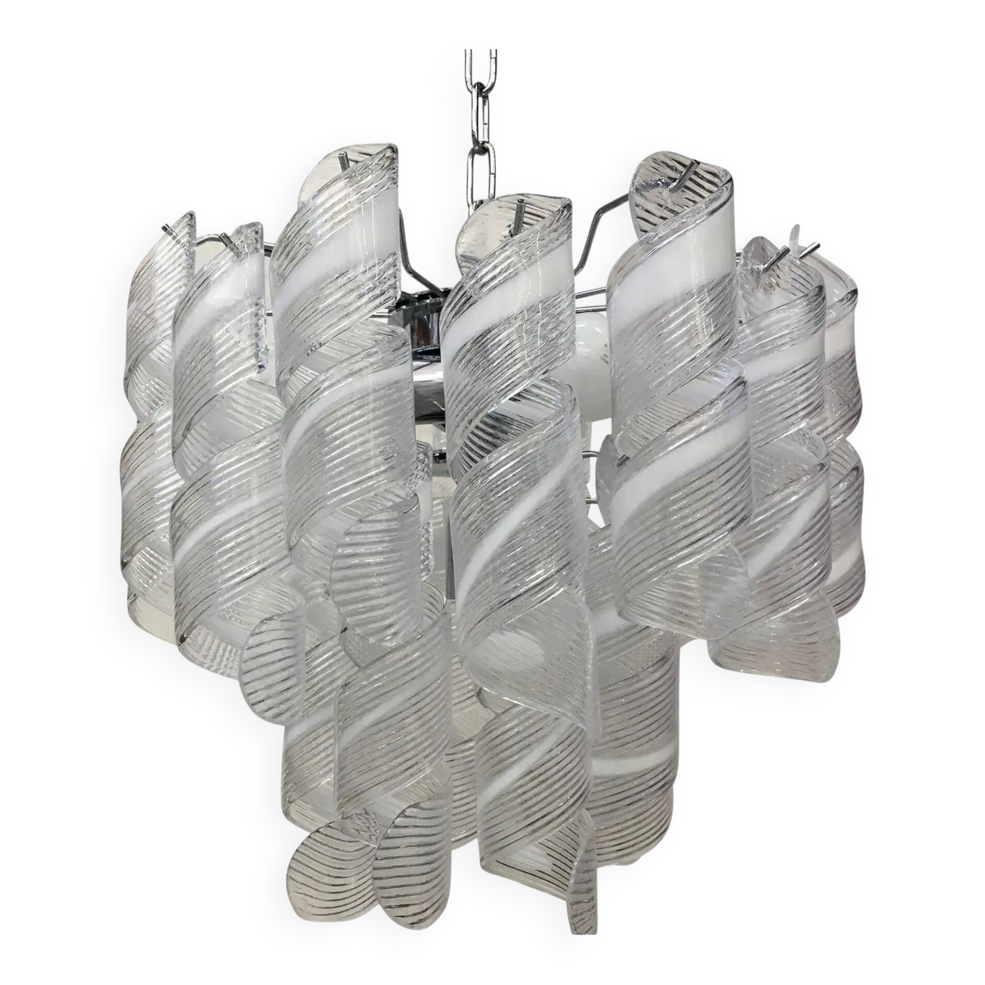 Mazzega-Style Murano Glass Sputnik Chandelier