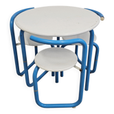 Ensemble Space Age avec table et 3 chaises