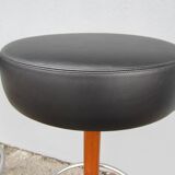 Pair of Scandinavian bar stools AB Bröderna Johansons Fåtöljindustri