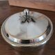 Silver sugar bowl Bossi Silverplate Italy