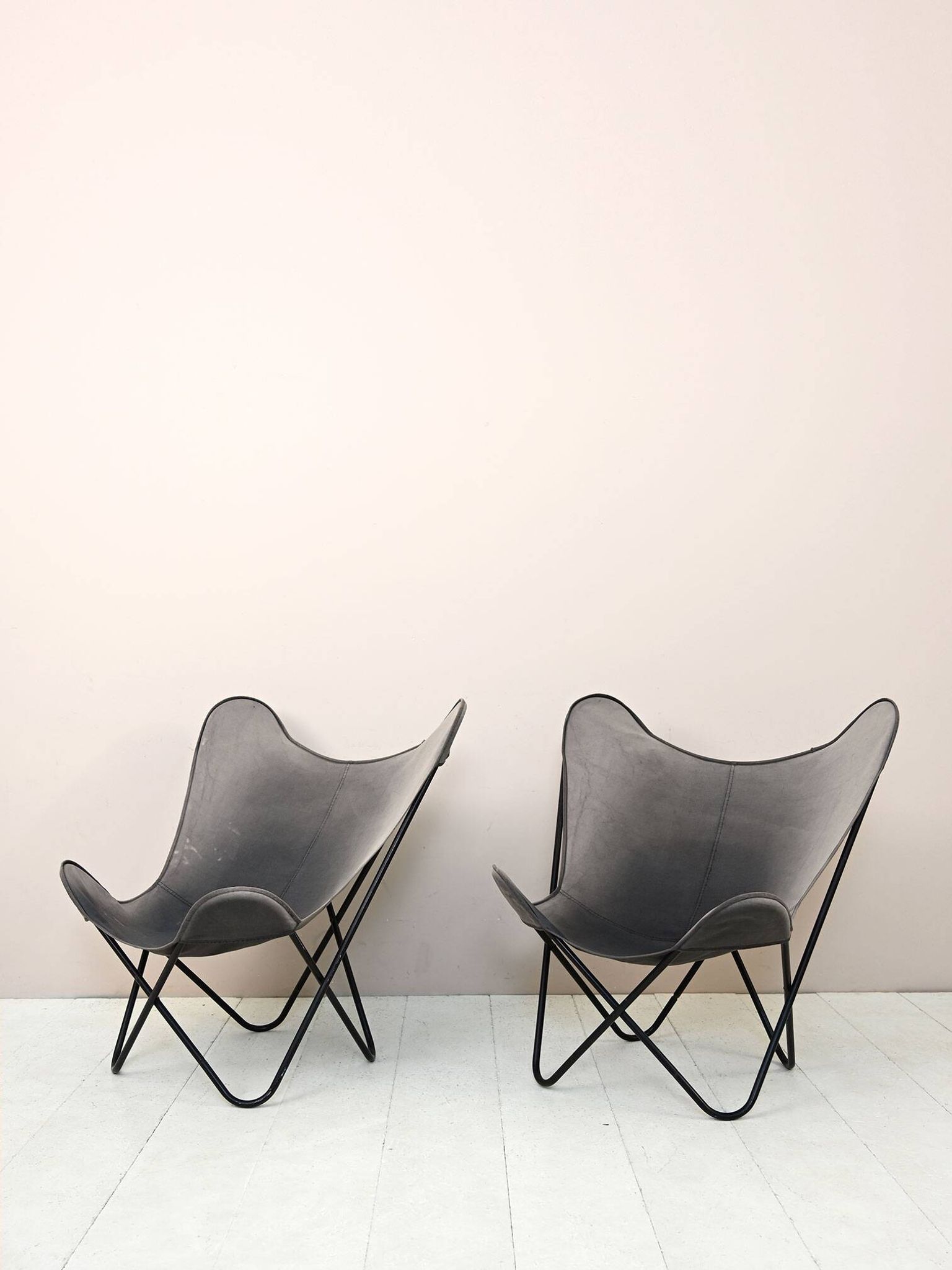 Paire de chaises Safari Vintage