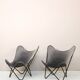 Paire de chaises Safari Vintage