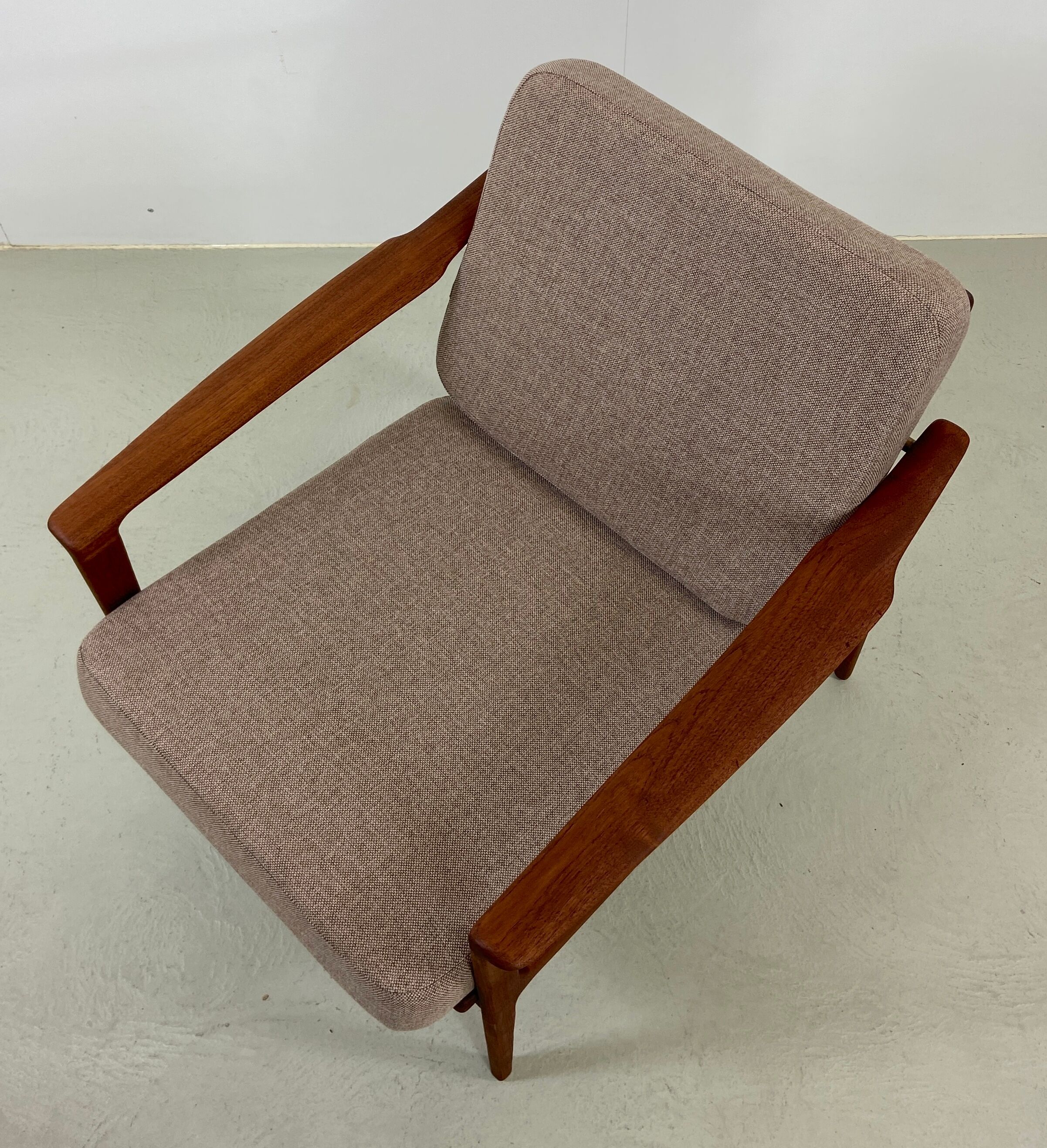Danish teak armchair by Ib Kofod-Larsen for Selig