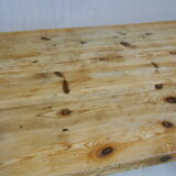 Mountain farm table and two benches