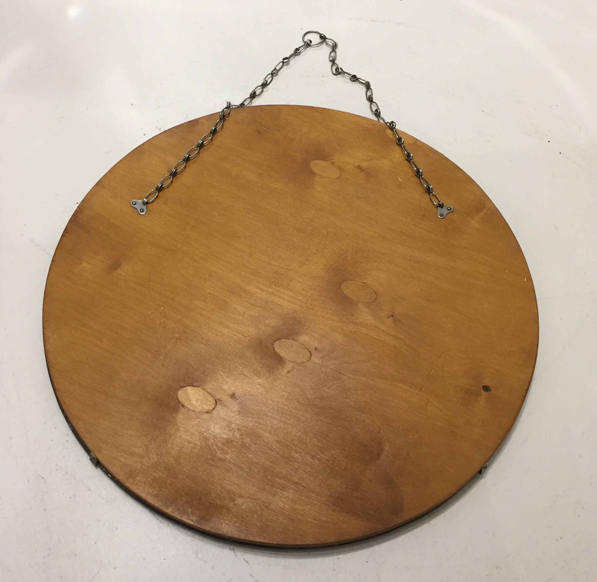 Miroir rond biseauté