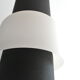 Suspension Louis Kalff chandelier metal opaline 50s