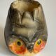 Alabaster stone candle holder made in italy vintage