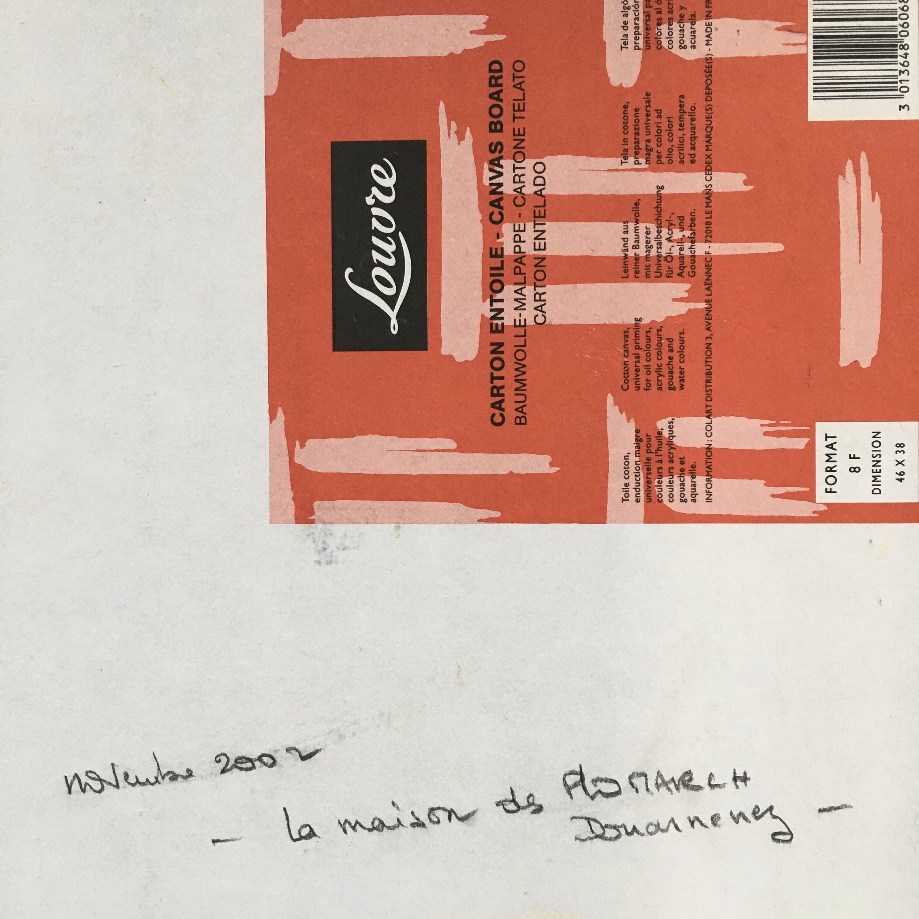 Painting of the Plomarch house in Douarnenez