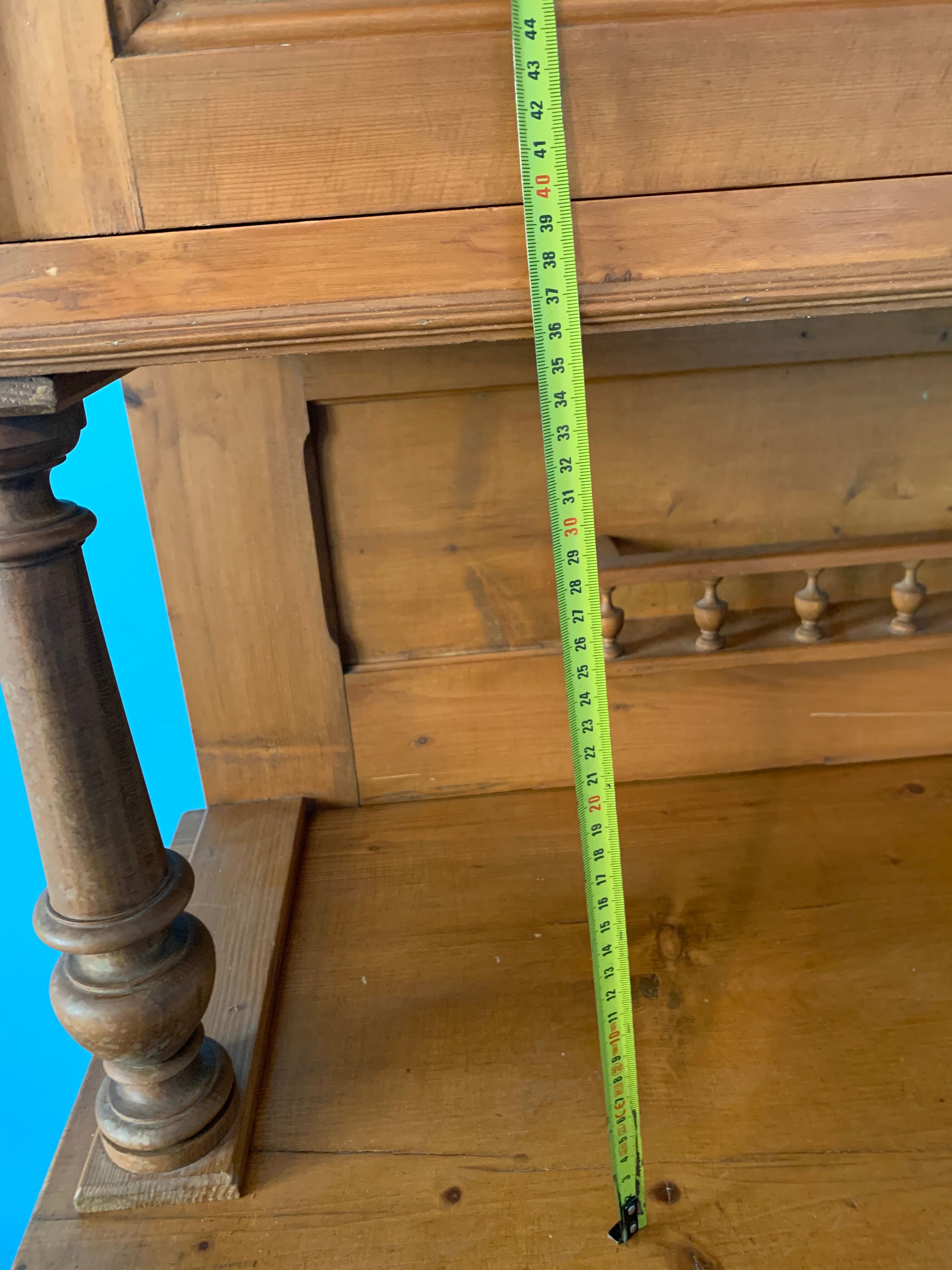 Natural wood sideboard