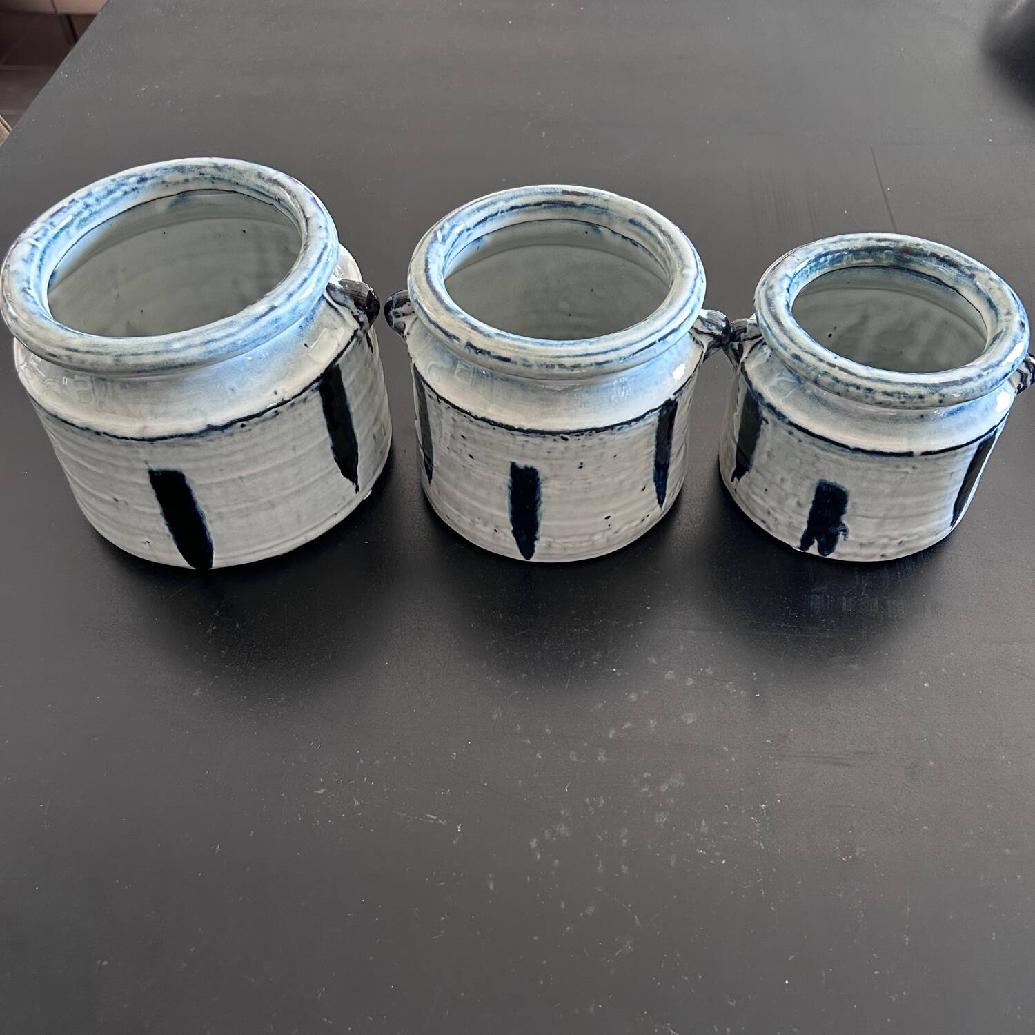 Stoneware flower pot M