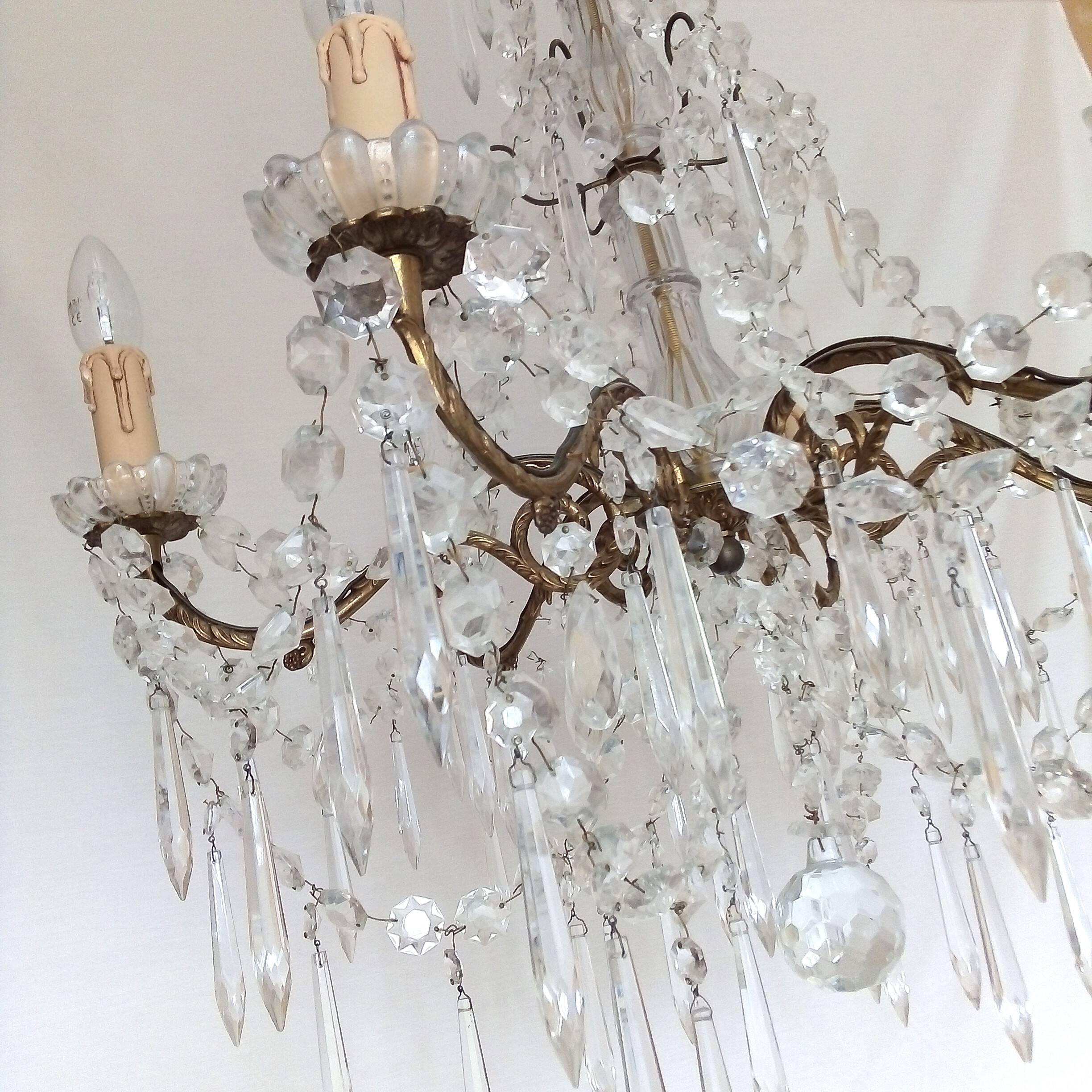 Bronze crystal chandelier style - Haussmanian - chic decor